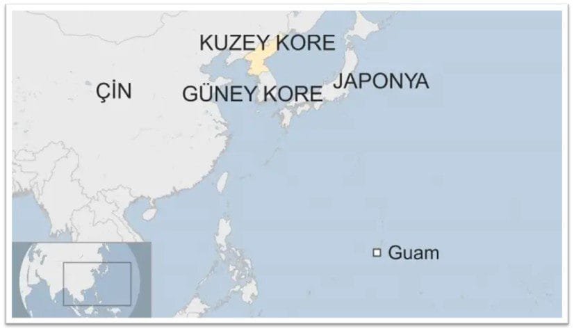 GUAM adası stratejik önemini arttırıyor.