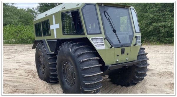 Zorlu arazi koşullarında kullanılmak için Ukrayna tarafından üretildi