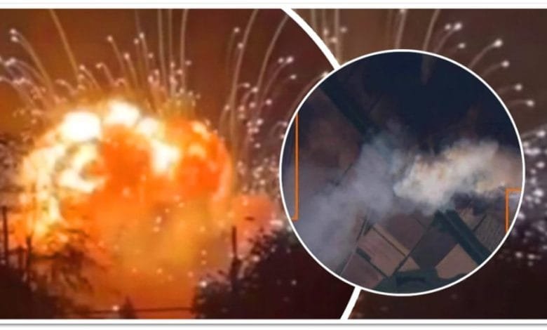 Rusya tarafından kullanılan cephanelik vuruldu