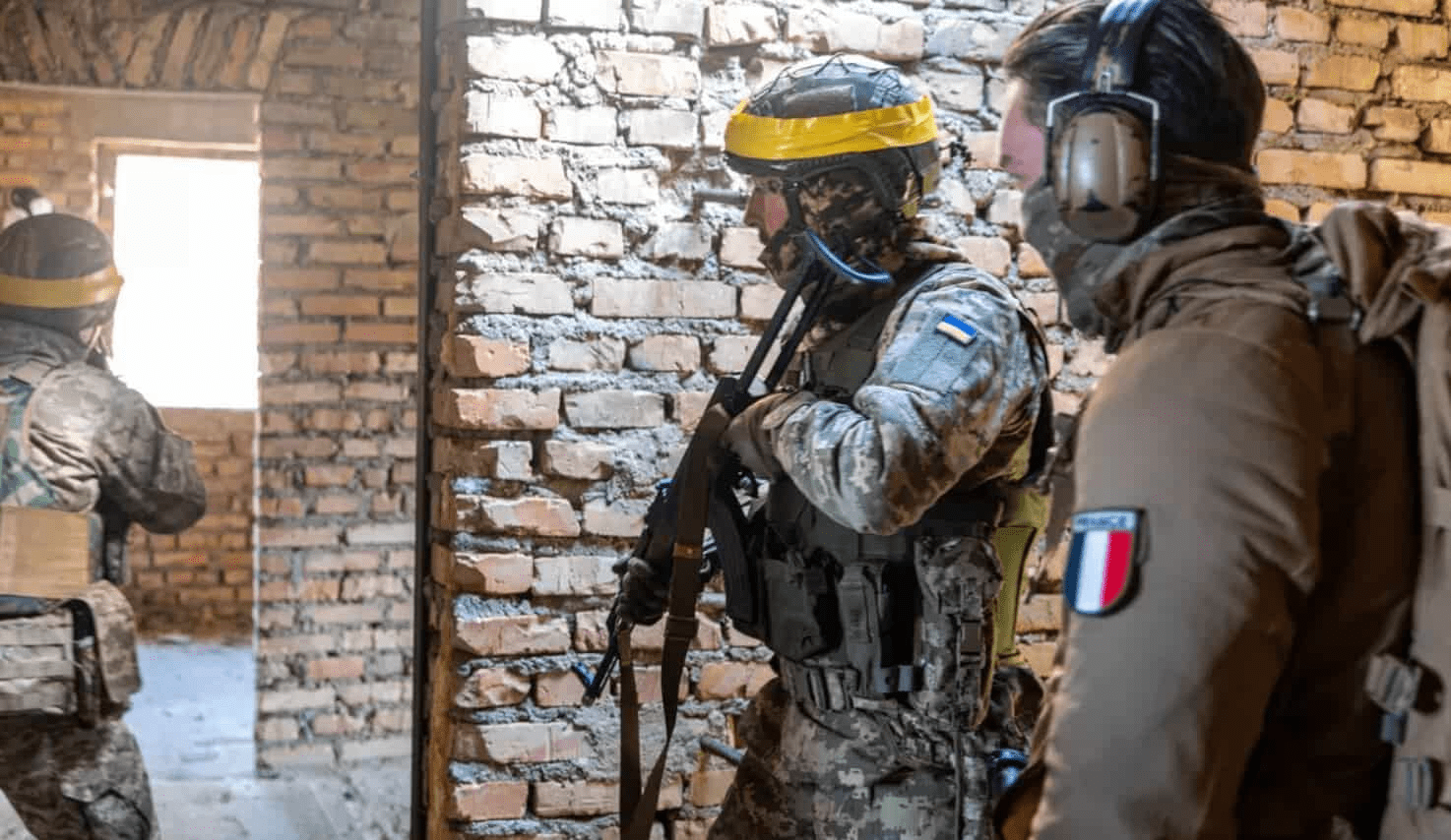 Ukrayna ordusunun Fransa'daki eğitimi. Fotoğraf: &Eacute;tat-major des arm&eacute;es