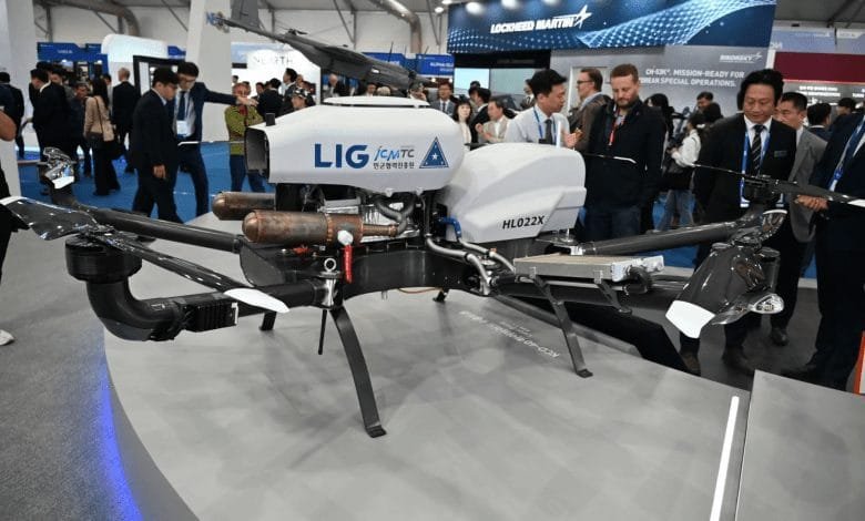LIG Nex1, KADEX 2024'te insansız hava araçları için ileri teknolojik çözümler sundu.(Resim kaynağı: Army Recognition)
