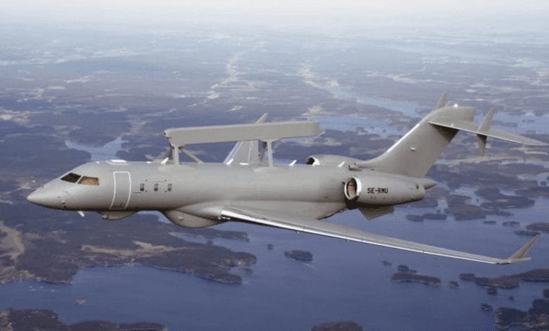 Saab, AEW&C II programı için GlobalEye AEW&C platformunu sunuyor (Resim kaynağı: Saab)