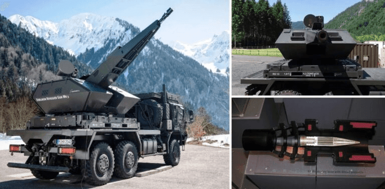 Ukrayna, Oerlikon Revolver Gun Mk3 ile Dronları Vuruyor