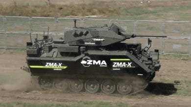 ZMA-15'i temel alan ZMA-X, Aselsan'ın Nefer 25 mm insansız kule sistemi, ilave zırh plakaları ve LIDAR sistemleri ile donatılmıştır. (Resim kaynağı: TRHaber Savunma ve Anadolu Ajansı)