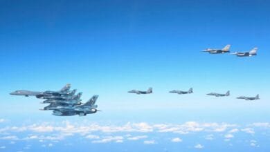 Abd Japonya ve Güney Kore B 1B ortak eskortu