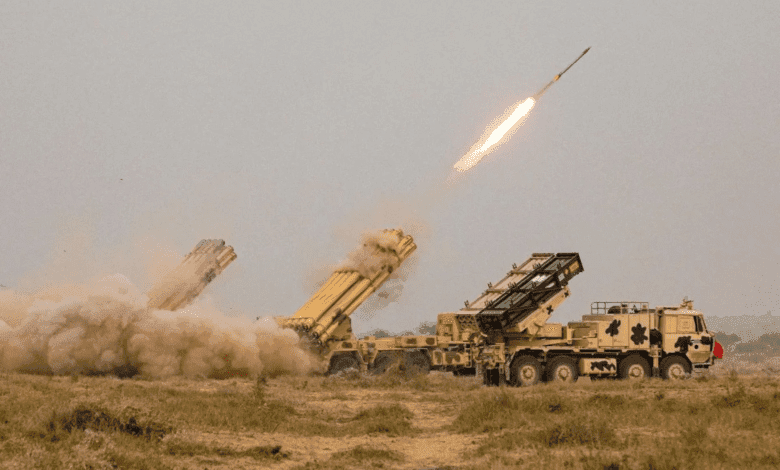Pinaka MLRS İlk Teslimatı