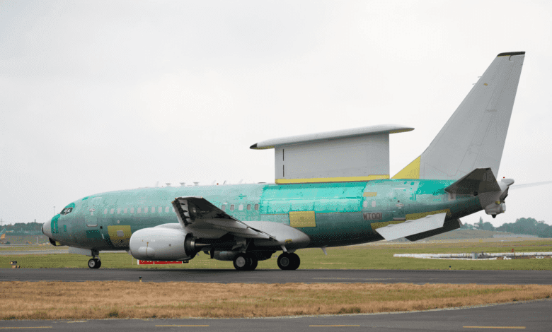 RAF’nin Yeni Erken Uyarı Uçağı E 7 Gökyüzüyle Buluştu