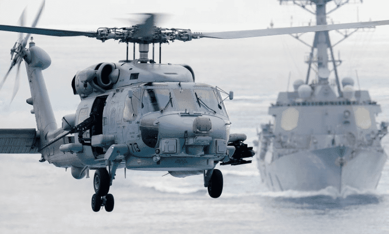 ABD Donanması MH 60R Seahawk, İlk Kez Bir Drone Düşürdü