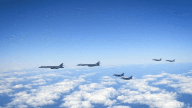 B 1B Bombacılarıyla İlk Japonya Güney Kore ABD Operasyonu