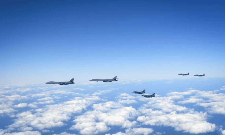 B 1B Bombacılarıyla İlk Japonya Güney Kore ABD Operasyonu