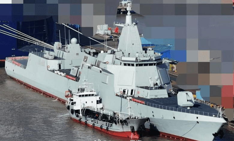 Çin’in Dokuzuncu Type 055 Muhribi Denize İniyor