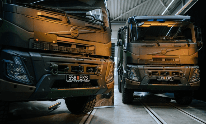 Estonya Ordusu, Volvo dan Yeni Taktik Kamyonlar Edindi