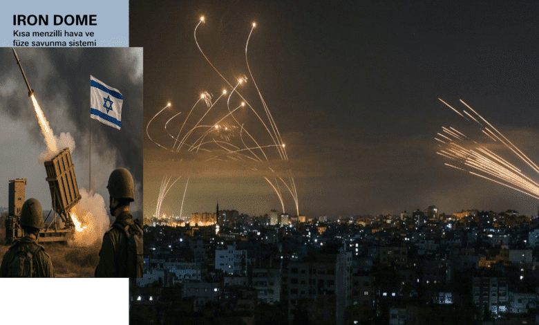 İsrail Savunma Kuvvetleri Iron Dome Demir Kubbe Savunma Sistemi