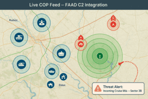 COP ve FAADC2 entegrasyonu temsili olarak