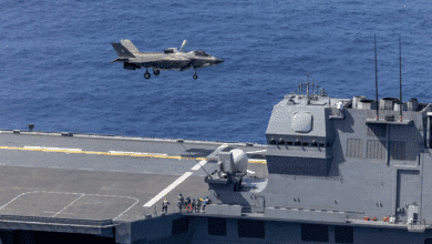 İngiltere ve ABD F 35B’leri JS Kaga’da Ortak Operasyon Yaptı