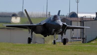 158 FW F 35A aircraft in Germany for Air Defender 23