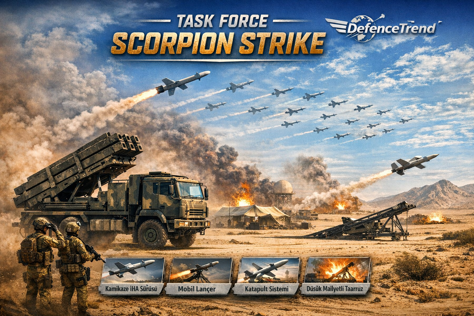 Task Force Scorpion Strike Centcom Drone Taarruz Kuvveti