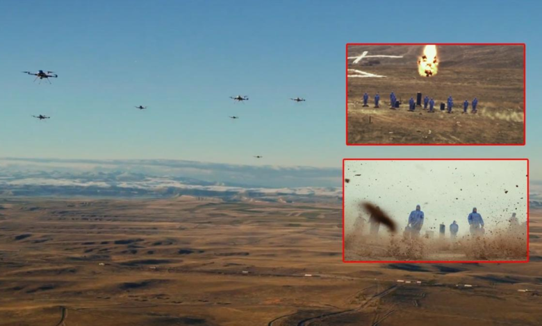 KARGU sürüsü tarihe geçti! Türk İHA’larından canlı mühimmatlı tam isabet