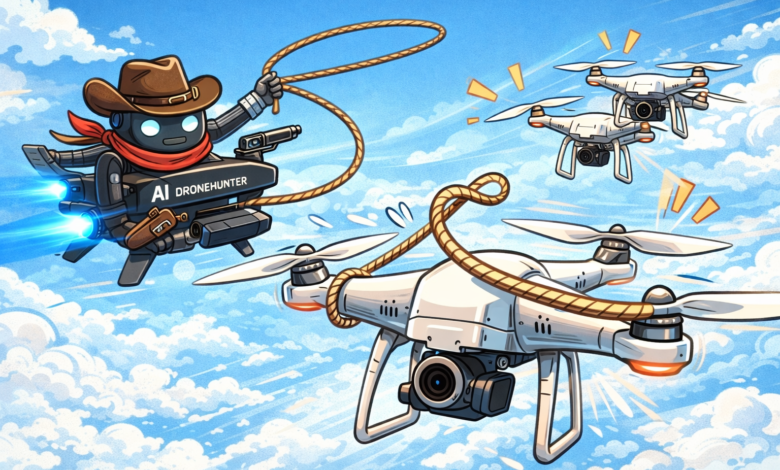 YZ ile dron bir başka dronu yakalayacak