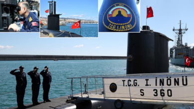 TCG 1. İnönü Sicilya Açıklarında Gövde Gösterisi Yapıyor