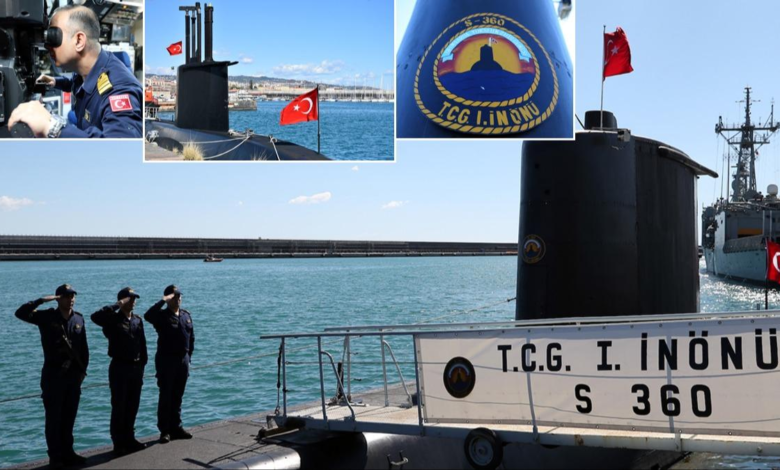 TCG 1. İnönü Sicilya Açıklarında Gövde Gösterisi Yapıyor