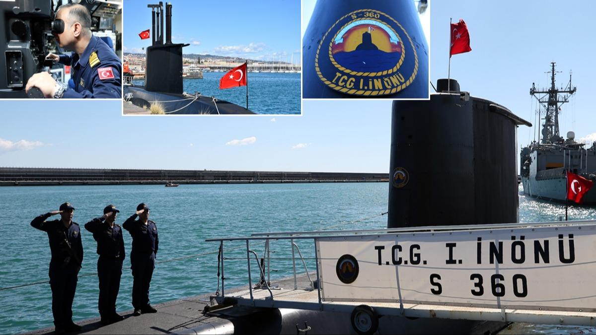 TCG 1. İnönü Sicilya Açıklarında Gövde Gösterisi Yapıyor