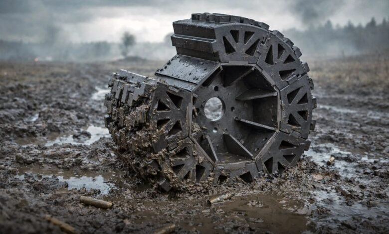 parçalı savaş lastiği