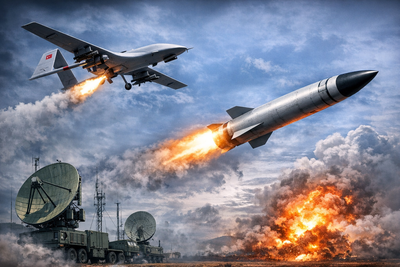 SİHA’dan balistik füze devrimi Türkiye zirvede