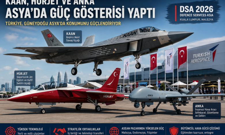 KAAN, Hürjet ve ANKA Asya’da Güç Gösterisi Yaptı