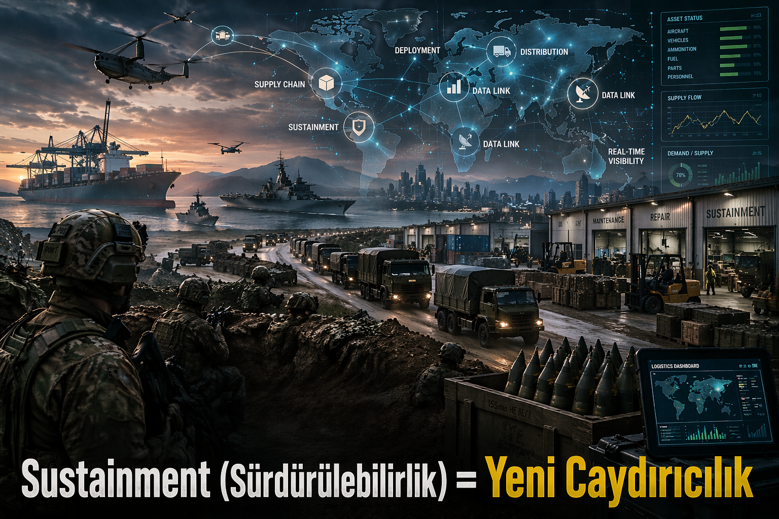 Lojistik caydırıcılık savaşın kaderini belirliyor
