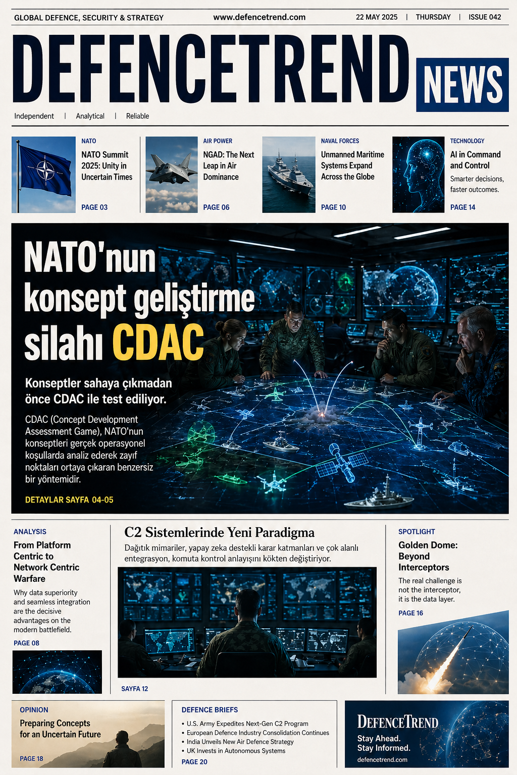 NATO nun konsept geliştirme silahı CDAC