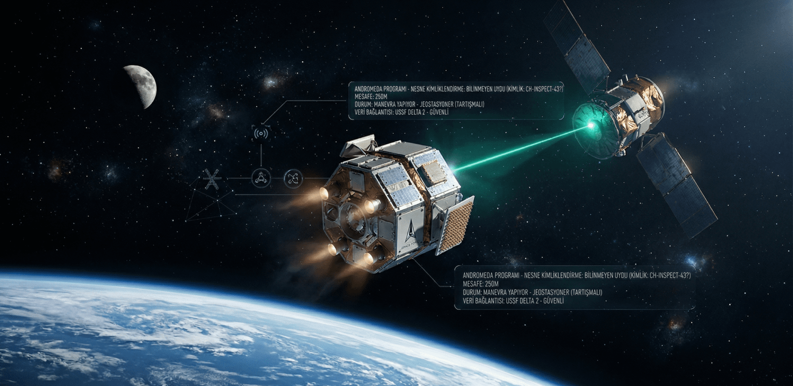 Andromeda Program Uzayda Yeni Gözcü: ABD Andromeda Programı İçin Düğmeye Bastı