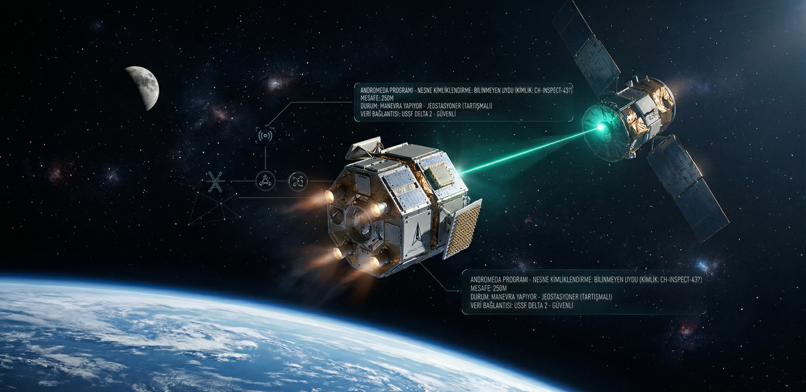 Uzayda Yeni Gözcü ABD Andromeda Programı İçin Düğmeye Bastı 2