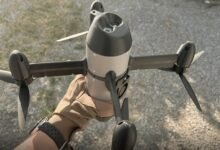 elle fırlatılabilen dron