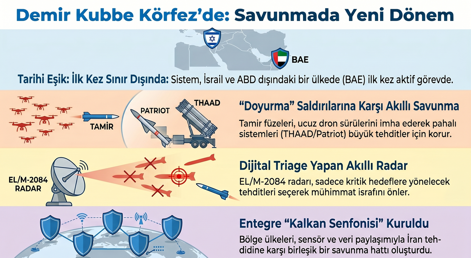 İsrail'in Demir Kubbesi BAE &Ccedil;&ouml;llerinde: İlk Muharebe