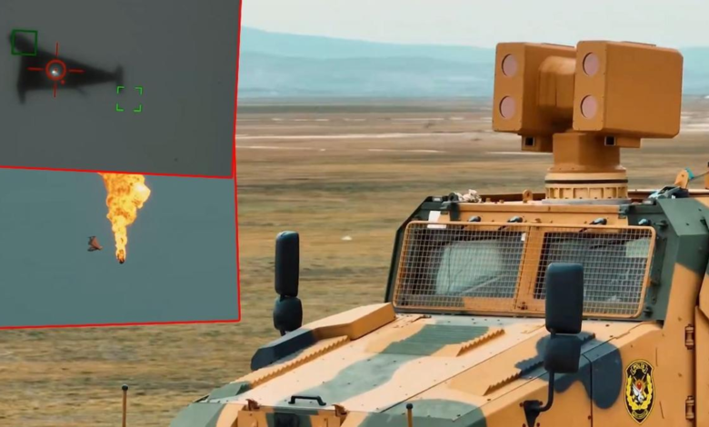 ALKA lazer sistemi hedefi vurdu! Gök Vatan’a yeni güç