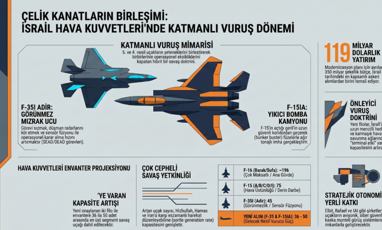 İsrail'den Tarihi Hamle: Yeni F-35 ve F-15 Filoları