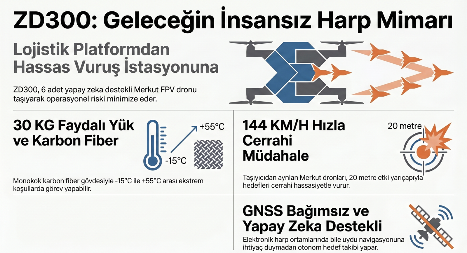 Savaş Alanında Yeni Bir Katman: ZD300 Drone Taşıyıcı