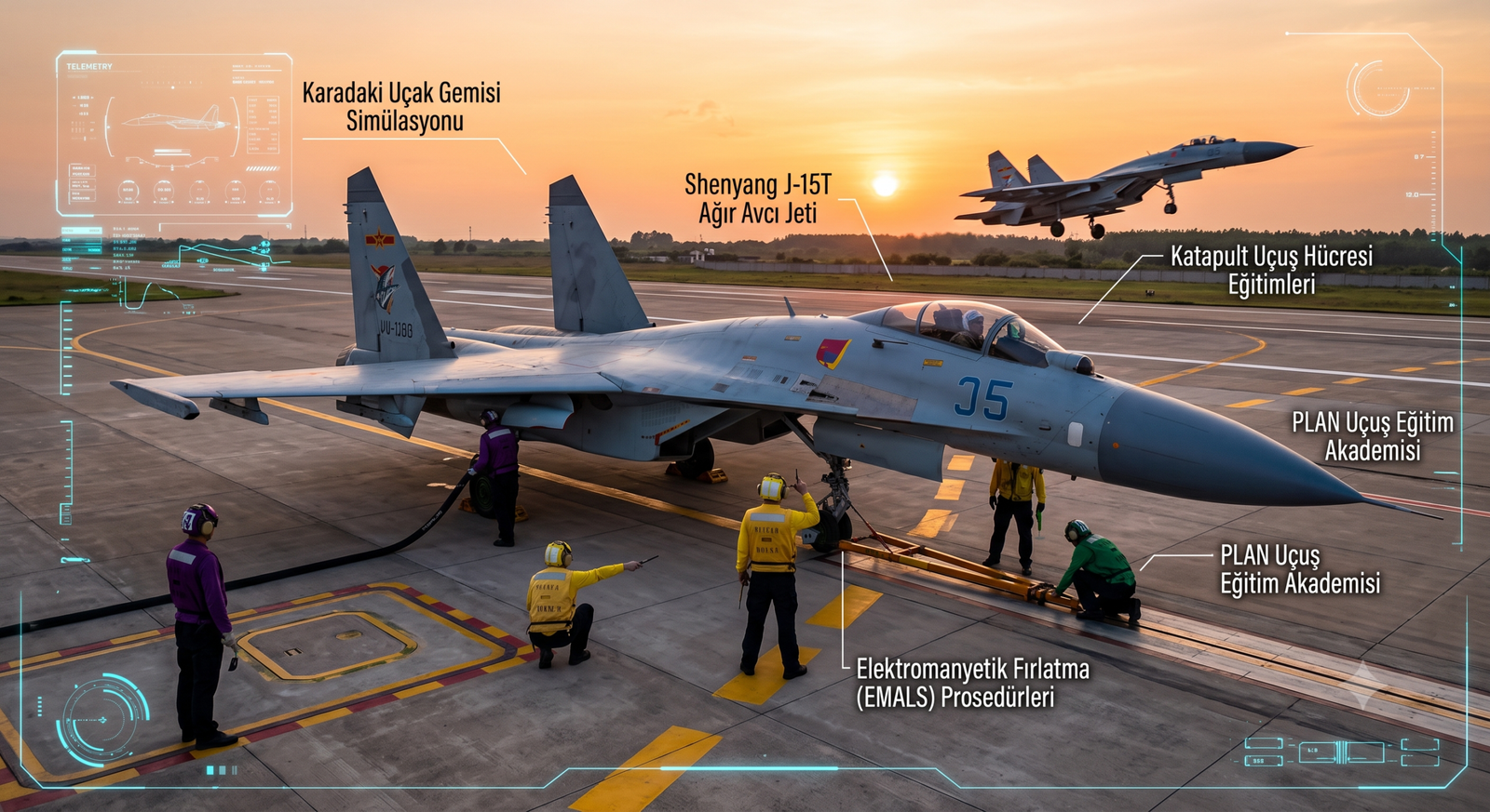 &Ccedil;in'den Fujian Savaş Gemisine Dev J-15 "U&ccedil;uş" Yatırımı
