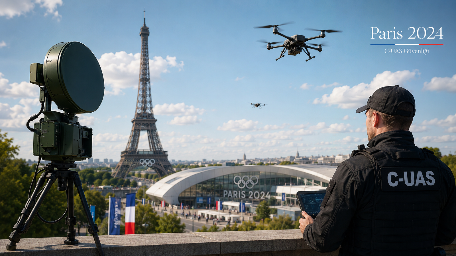 PARİS 2024 Olimpiyatlarında Dron Tehdidine karşı Krşı Drone C UAS Tedbirleri