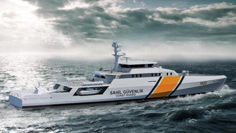 72 metrelik Milli Sahil Güvenlik Gemisi geliyor